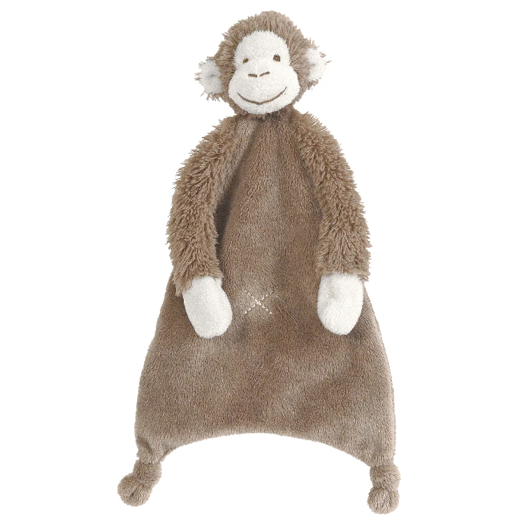 Happy Horse - Mickey Le Singe - Doudou Marron 30 Cm 2 Happy Horse - Mickey Le Singe - Doudou Marron 30 Cm – Image 2
