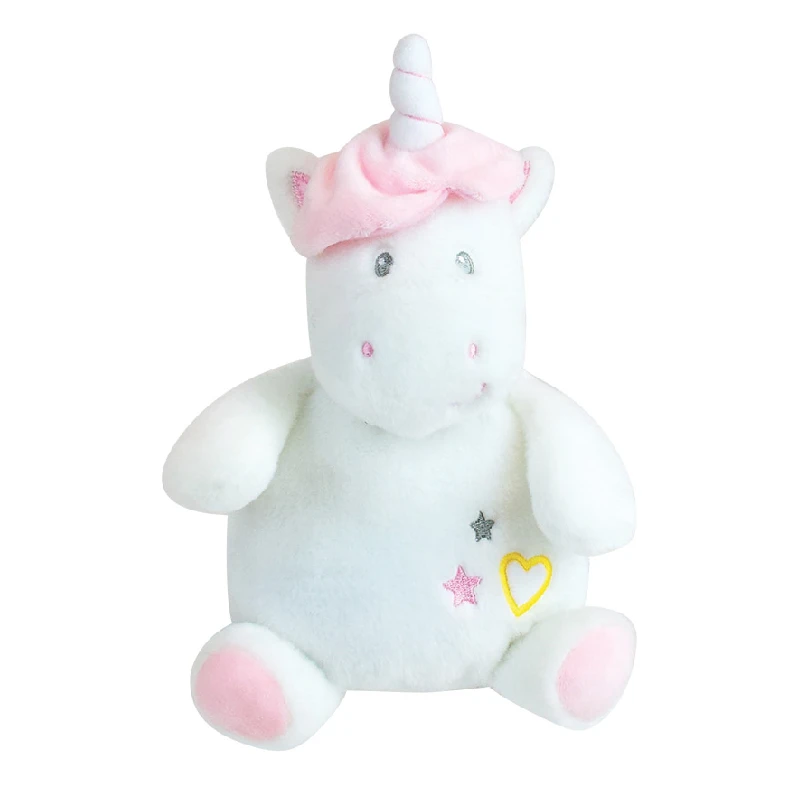 Jemini Peluche Bouillotte Licorne Rose Blanc 20 Cm 2 Jemini Peluche Bouillotte Licorne Rose Blanc 20 Cm – Image 2