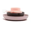 Nattou - Silicone - Coffret De Repas 4 Pcs Rose / Aubergine