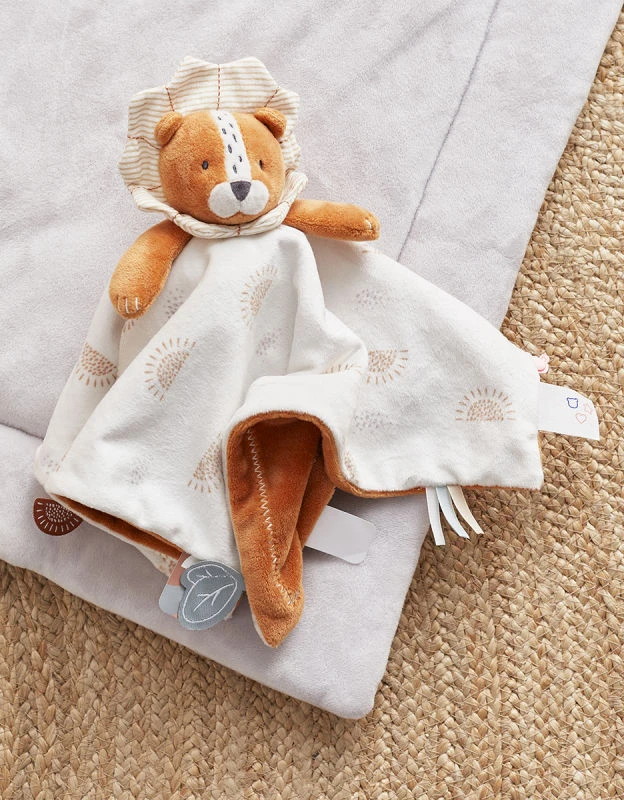 Noukie's - Babou Et Kendi - Doudou Jour / Nuit Réversible Lion 2 Noukie's - Babou Et Kendi - Doudou Jour / Nuit Réversible Lion – Image 2