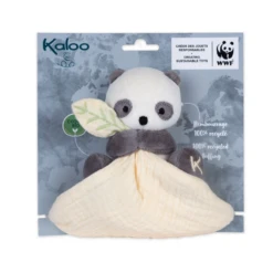 Kaloo - WWF - Doudou Mouchoir Coton Bio Panda 25 Cm -Boutique De Poupées 7 1