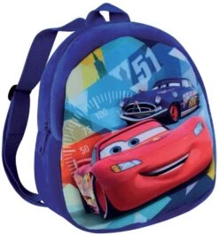 Disney Sac à Dos Cars Bleu 25 Cm