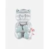 Noukie's - Anna Et Milo - Peluche Tigre Blanc Gris 25 Cm