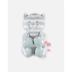 Noukie's - Anna Et Milo - Peluche Tigre Blanc Gris 25 Cm