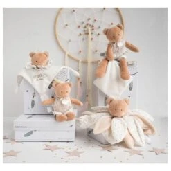 Doudou Et Compagnie - Attrape-rêve Peluche Ours Marron Blanc 20 Cm -Boutique De Poupées attrapereve20peluche20ours20marron20blanc202020cm 2