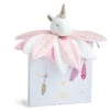 Doudou Et Compagnie - Attrape-rêve Doudou Pétale Licorne Rose Blanc étoile