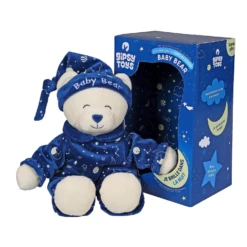 Gipsy Baby Bear Peluche Luminesncente Bleu Nuit 30 Cm