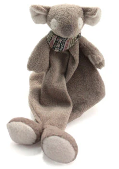 Dimpel Balun Le Koala Doudou Attache Sucette Beige Gris Bandana