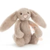 Jellycat Bashful Mini Peluche Lapin Beige 18 Cm