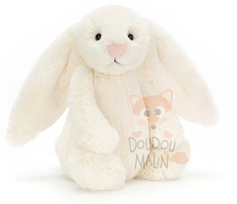 Jellycat Bashful Mini Peluche Lapin Crème Blanc 18 Cm 1 Jellycat Bashful Mini Peluche Lapin Crème Blanc 18 Cm