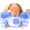 Kaloo Blue Maxi Peluche Lapin Bleu Escargot 30 Cm