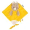 Nattou Buddiezzz Doudou Plat Rhinocéros Jaune Gris Avec Attache-sucette