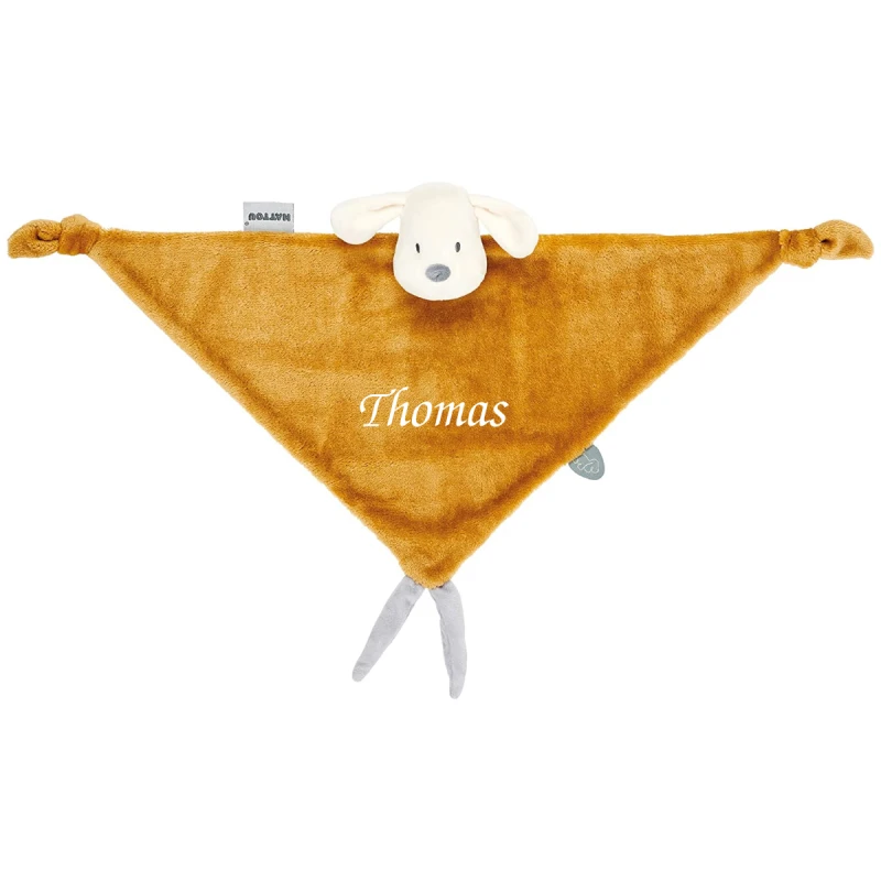 Nattou - Charlie Le Chien - Maxi Doudou Marron Caramel 40 Cm 1 Nattou - Charlie Le Chien - Maxi Doudou Marron Caramel 40 Cm