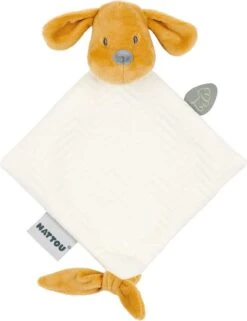 Nattou - Charlie Le Chien - Mini Doudou Plat Vanille Jaune Jacquard 20 Cm -Boutique De Poupées charlie20chien2020plat20vanille20jaune20jacquard202020cm