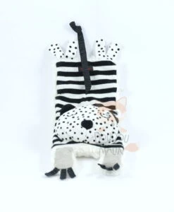 Catimini Doudou Chat Noir Blanc Rayé