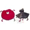Ebulobo - Doudou Reversible Louloup Et Chaperon Rouge 25 Cm