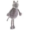 Pioupiou Et Merveilles - Les Doux Bidous - Oscar Le Chat Peluche Gris 25 Cm