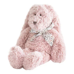 Dimpel - Flo Le Lapin - Peluche L Rose 30 Cm