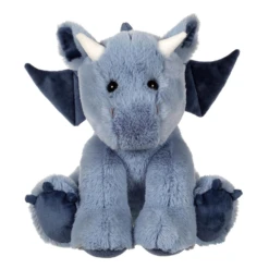 Gipsy Floppy Peluche Dragon Bleu 30 Cm