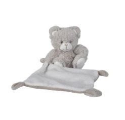 Tex Forest Peluche + Doudou Ours Blanc Gris 30 Cm