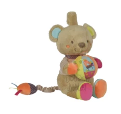 Nicotoy Gary L'ours Boîte à Musique Beige Rose Rose Vert Balle