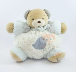 Kaloo Igloo Peluche Ours Blanc Bleu Poisson