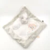 Bouchara Doudou Plat Mouton Blanc Beige 25 Cm