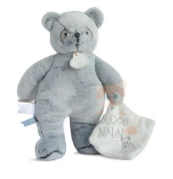 Doudou Et Compagnie J'aime Mon Doudou Peluche Panda Gris
