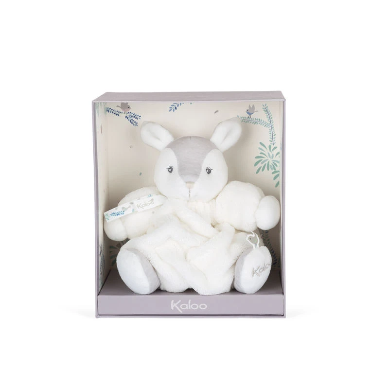 Kaloo - Plume - Doudou Peluche Biche Faon Blanc 20 Cm 3 Kaloo - Plume - Doudou Peluche Biche Faon Blanc 20 Cm – Image 3