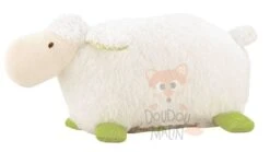 Moulin Roty Collection Koko La Lune Doudou Hochet Mouton Beige Vert