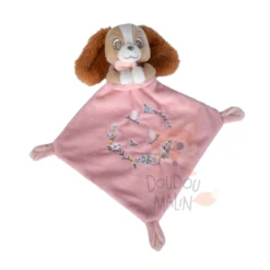 Disney Lady Le Chien Doudou Plat Rose 25 Cm