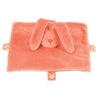 Nattou Lapidou Doudou Plat Lapin Terracotta Rouge