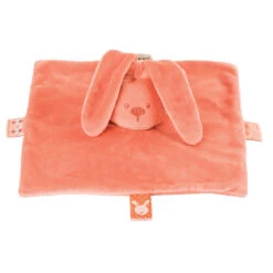 Nattou Lapidou Doudou Plat Lapin Terracotta Rouge