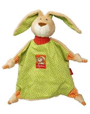 Sigikid - Doudou Lapin Vert Orange Wombel Bombel 25 Cm 1 Sigikid - Doudou Lapin Vert Orange Wombel Bombel 25 Cm