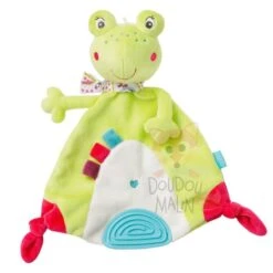 Babysun Doudou Les Coquettes Grenouille Vert 25 Cm