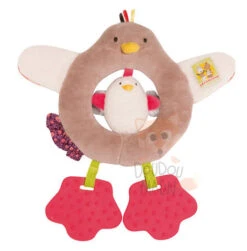 Moulin Roty Les Cousins Du Moulin Anneau Hochet Poule Marron
