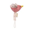 Galipette Lilou & Perlin Attache-sucette Oiseau Colibri Rose