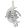 Nicotoy - Louis - Peluche Musicale Lapin Lune Nuage Blanc 30 Cm
