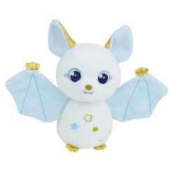 Jemini - Luminou - Peluche Luminescente Chauve-souris Bleu 20 Cm