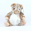 Nicotoy Ma Douce Peluche Cochon Marron Blanc