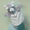 Doudou Et Compagnie - Marionnette Raton-laveur Gris 25 Cm