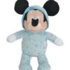 Disney Mickey La Souris Peluche Luminescente Bleu Lune Nuage étoile 25 Cm