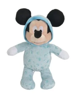 Disney Mickey La Souris Peluche Luminescente Bleu Lune Nuage étoile 25 Cm