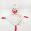 Tiamo - Miffy Le Lapin - Peluche Avec Doudou Blanc Rose Fleur 25 Cm