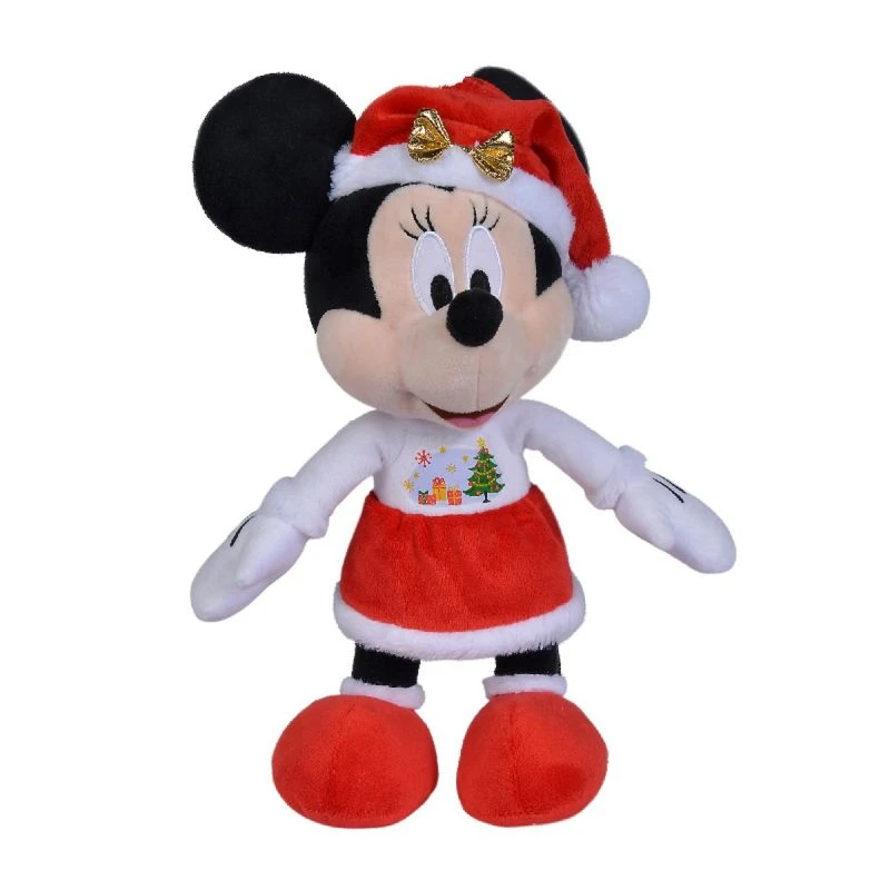 Disney Minnie La Souris Peluche Noël 25 Cm 1 Disney Minnie La Souris Peluche Noël 25 Cm