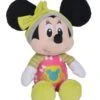 Disney Minnie La Souris Peluche Pyjama Rose 25 Cm