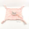 Bout'chou Monoprix Doudou Plat Chat Rose étoile 22 Cm