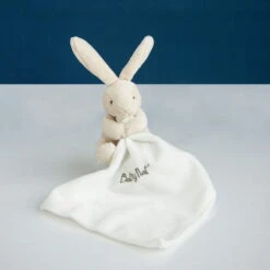 Baby'Nat Doudou Mouchoir Lapin Beige