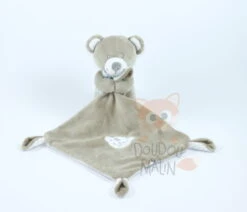 Pommette Doudou Mouchoir Ours Marron Ma Petite étoile