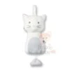 Obaïbi Boîte à Musique Chat Blanc Gris Double Face